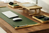 Luxurious gift tray on a wooden executive desk