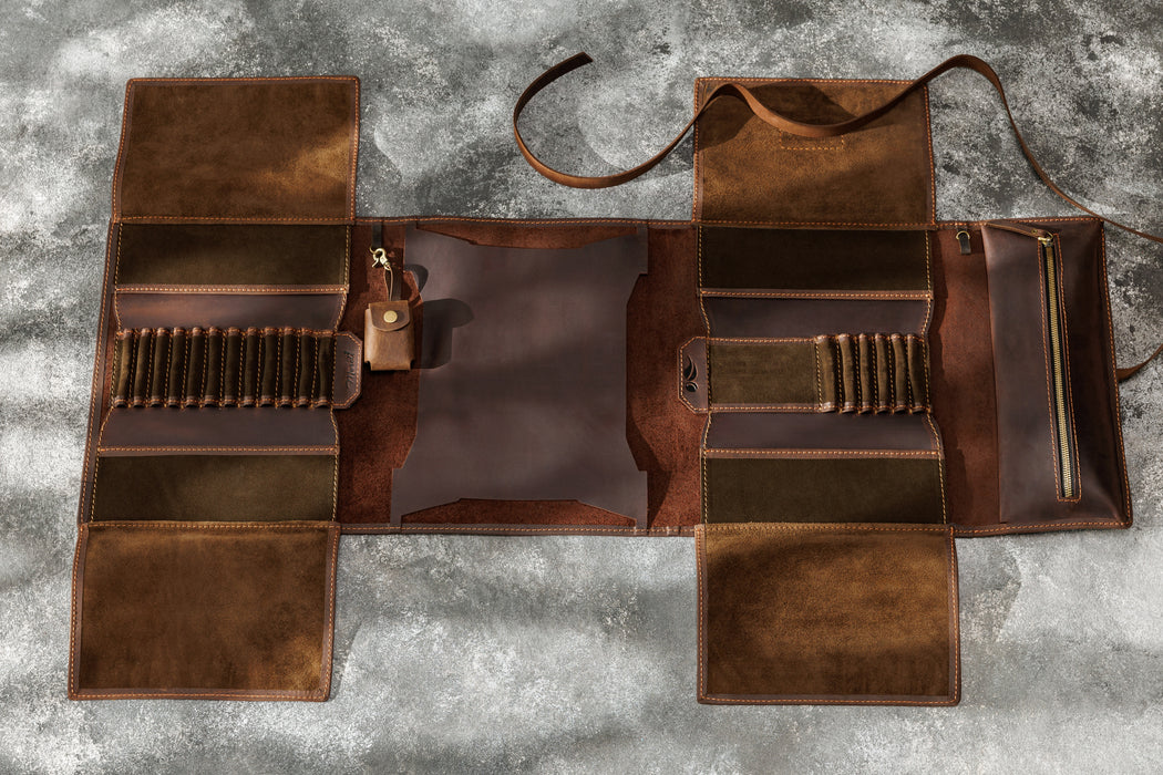 Rich chocolate brown drawing organizer | Mureli