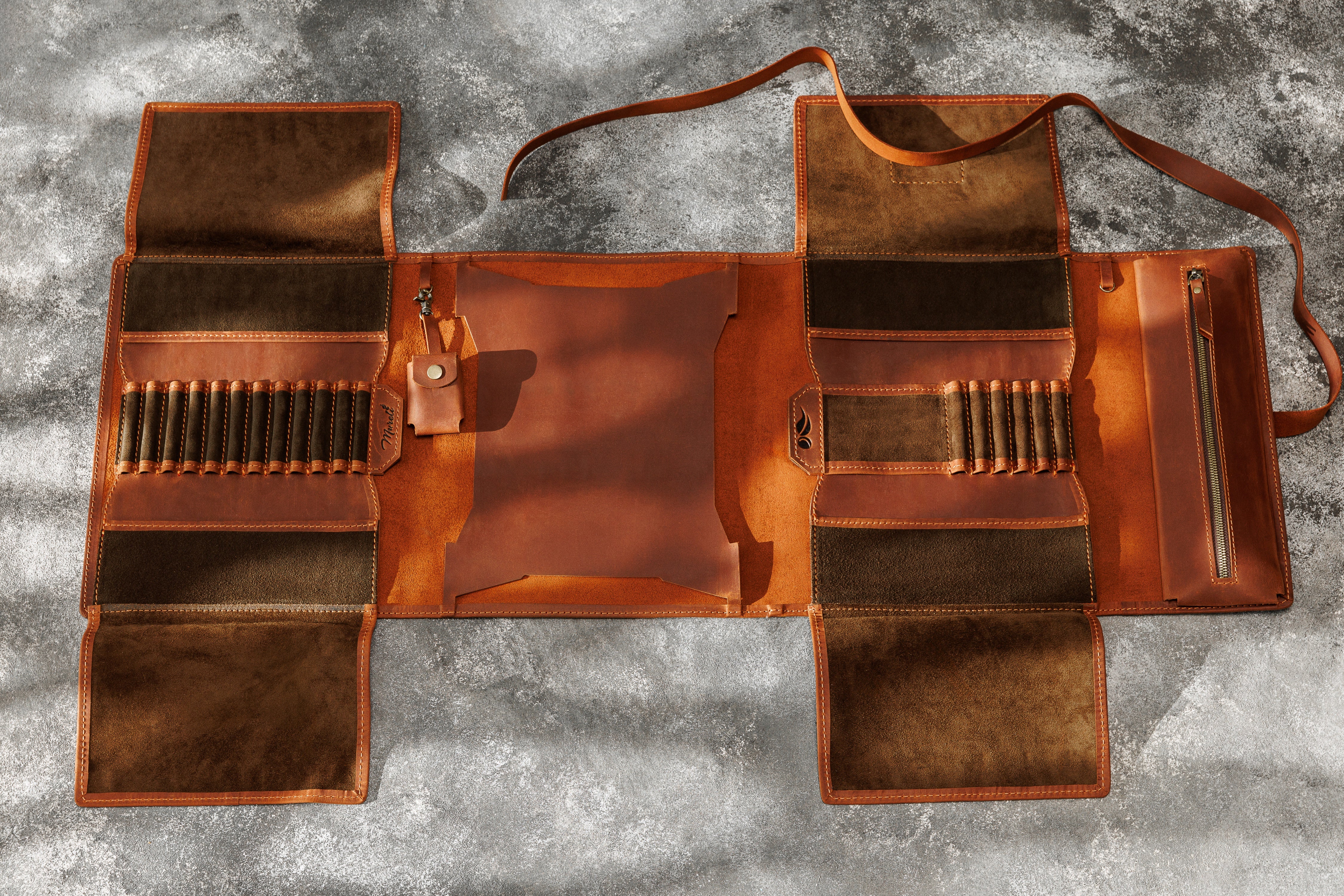 Wild soul ginger leather artist kit | Mureli