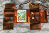 Handmade ginger leather artist roll | Inspired by Artemis