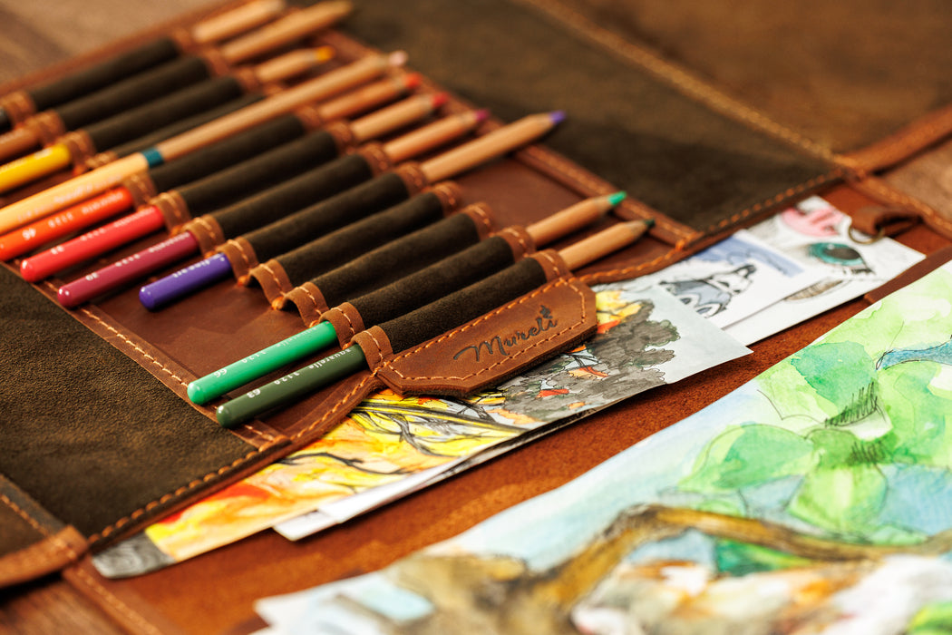 Creative energy ginger leather art roll | Inspired by Artemis