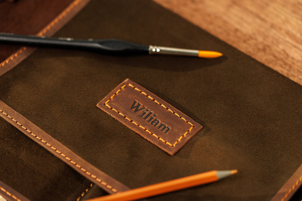 Deep earth tones leather artist kit | Mureli Workshop
