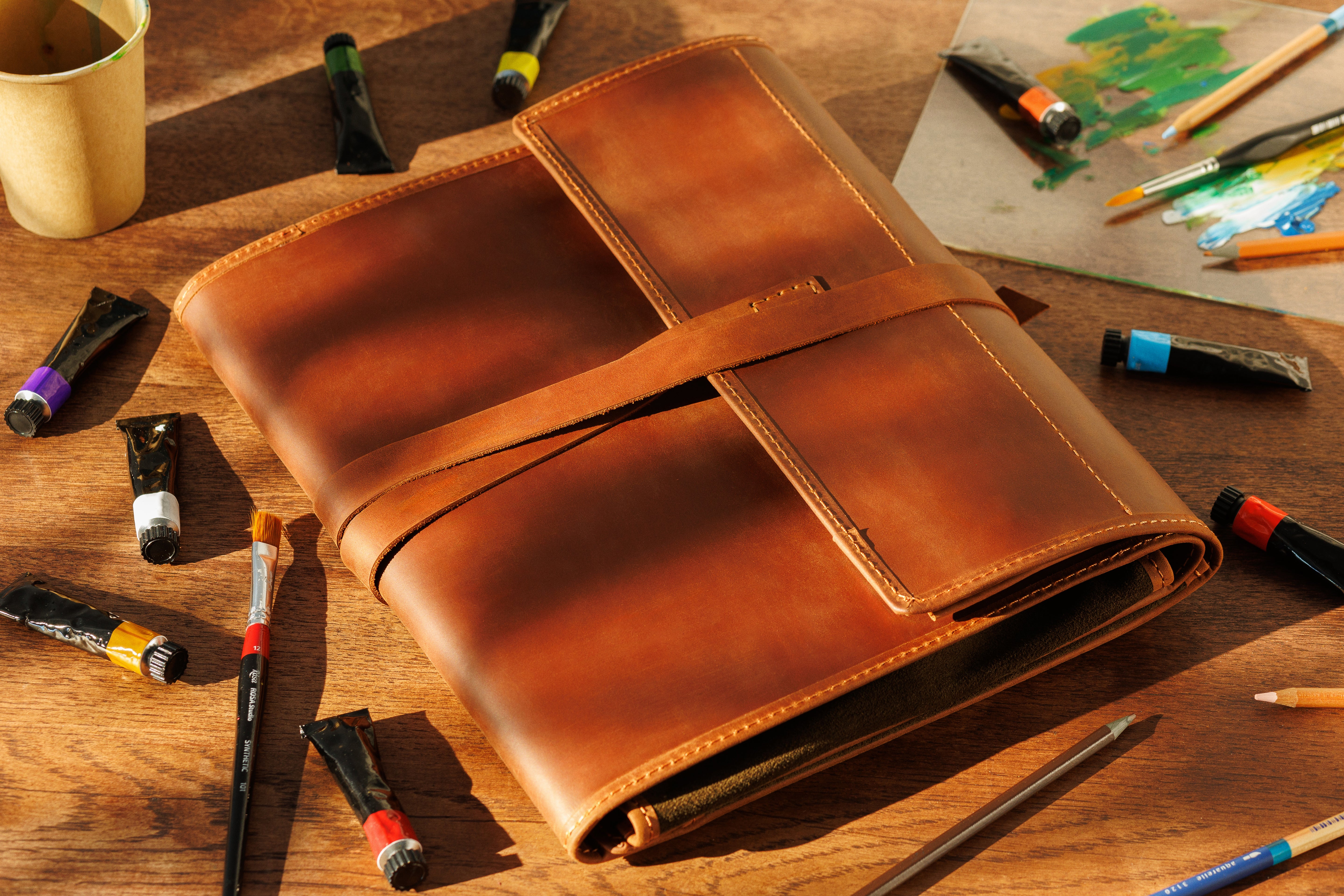 Bold color leather art kit | Ginger Mureli edition