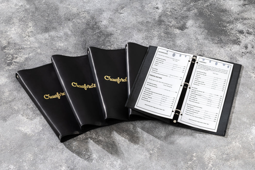 Restaurant menu cover with 3 ring binders | bulk | wholesale | Personalized by hot embossing by hot stamp