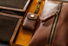 Portable Plein Air Art Organizer | Leather Roll