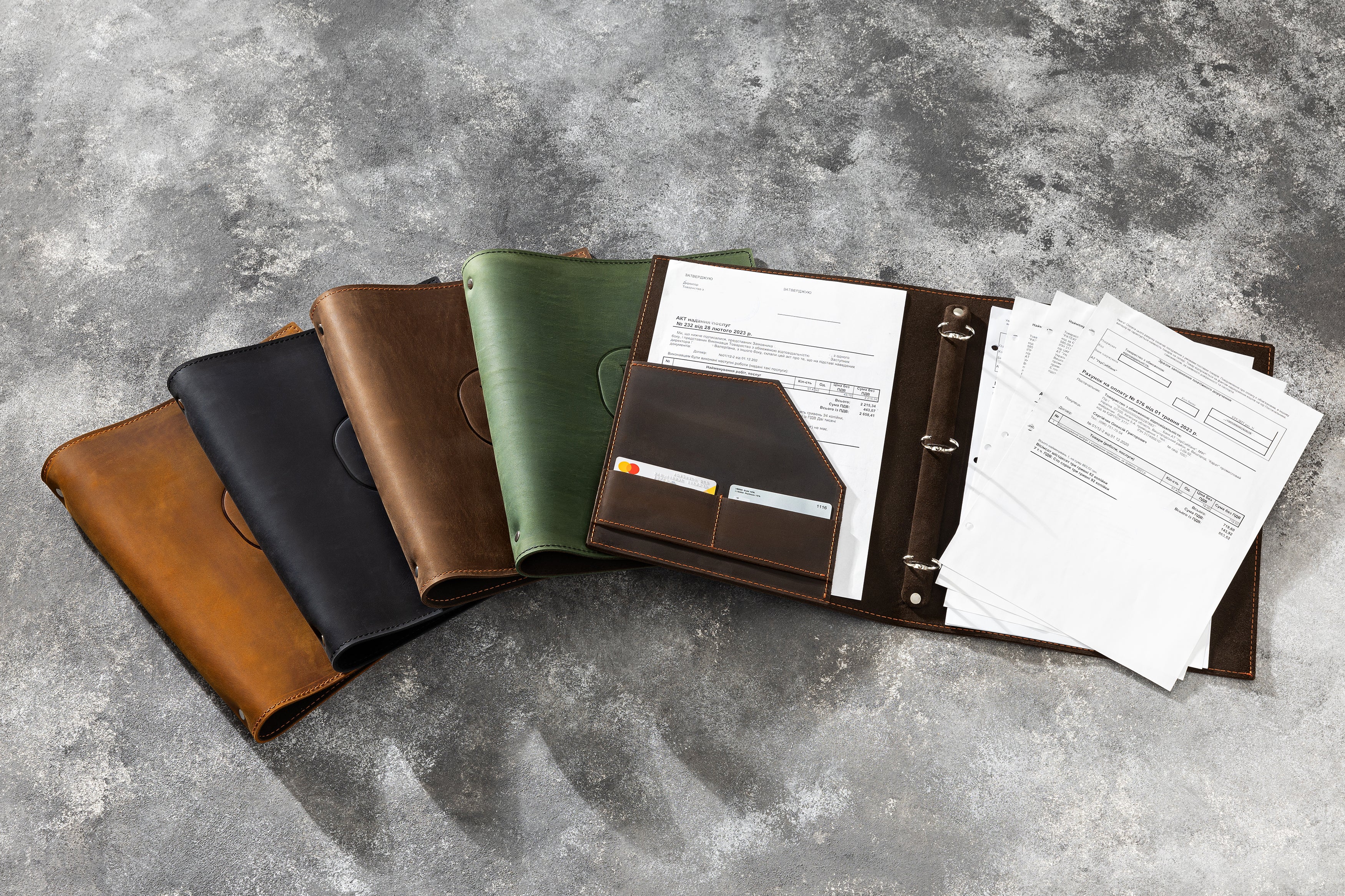 For Your Legacy in Leather – Timeless Document Organizer