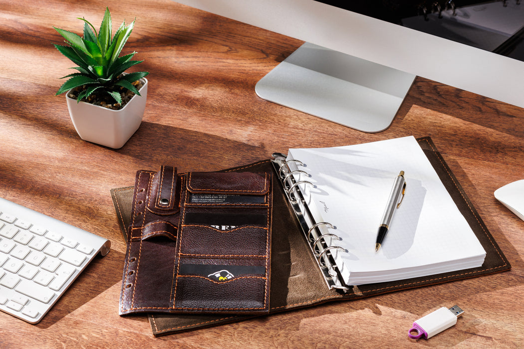 The Executive’s Choice – Mureli Full-Grain Dark Brown Planner