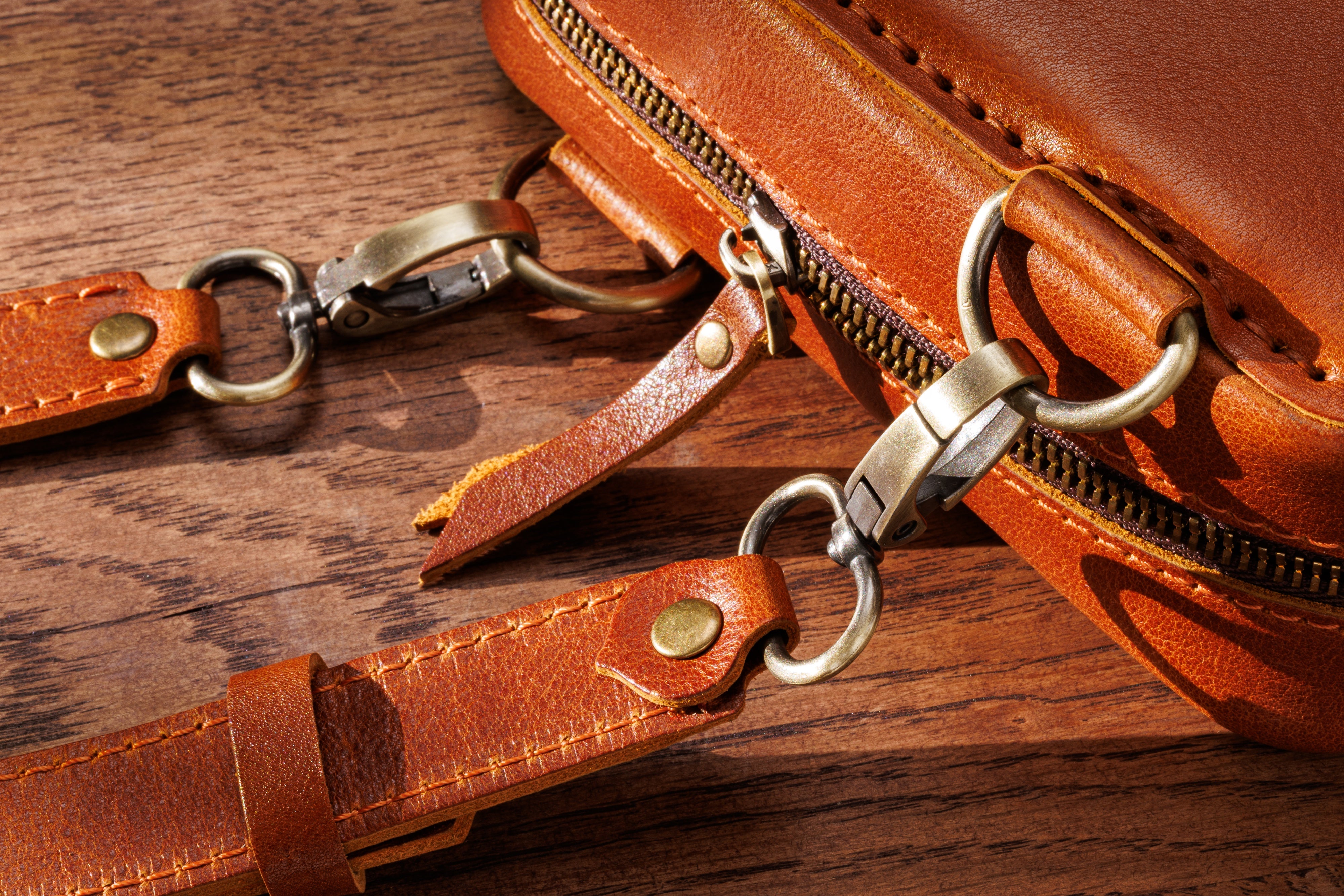 Handmade Leather Art Bag with Brush Holders | Personalized Artist