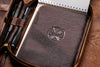Leather bag for brushes and palette