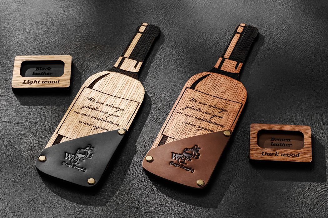 Luxury check presenter for wine bar service