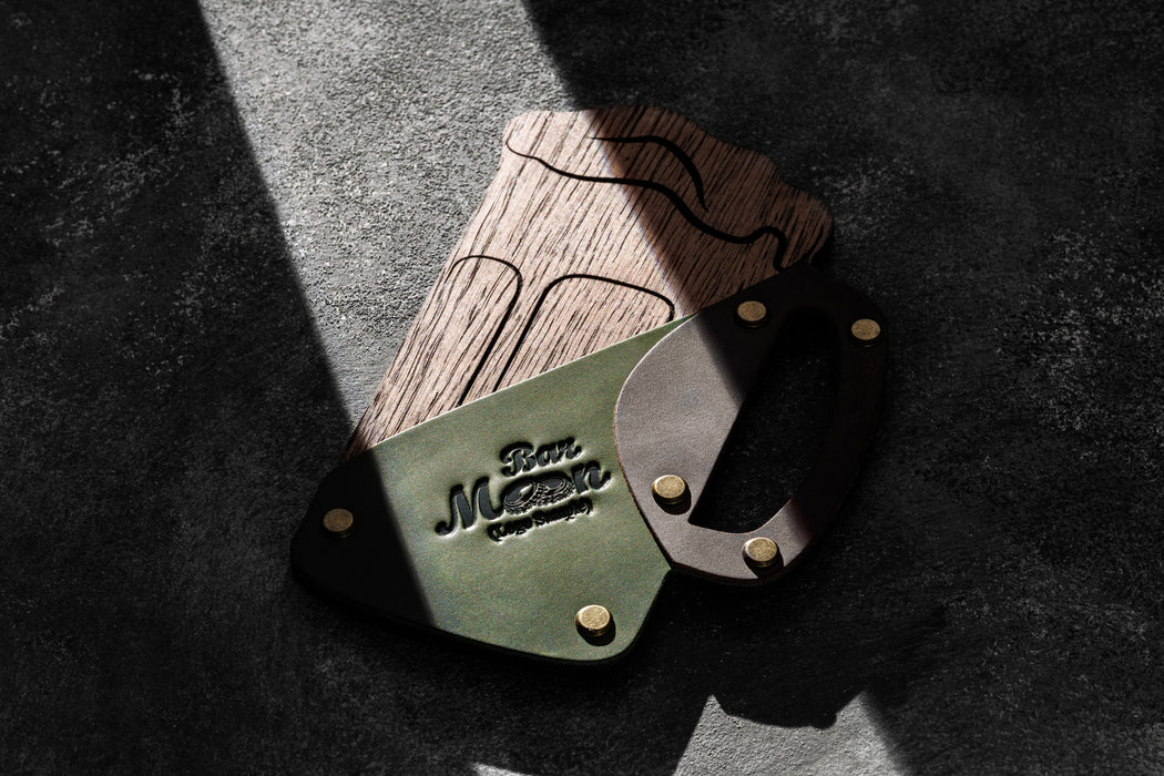 Custom bar accessory with engraved branding