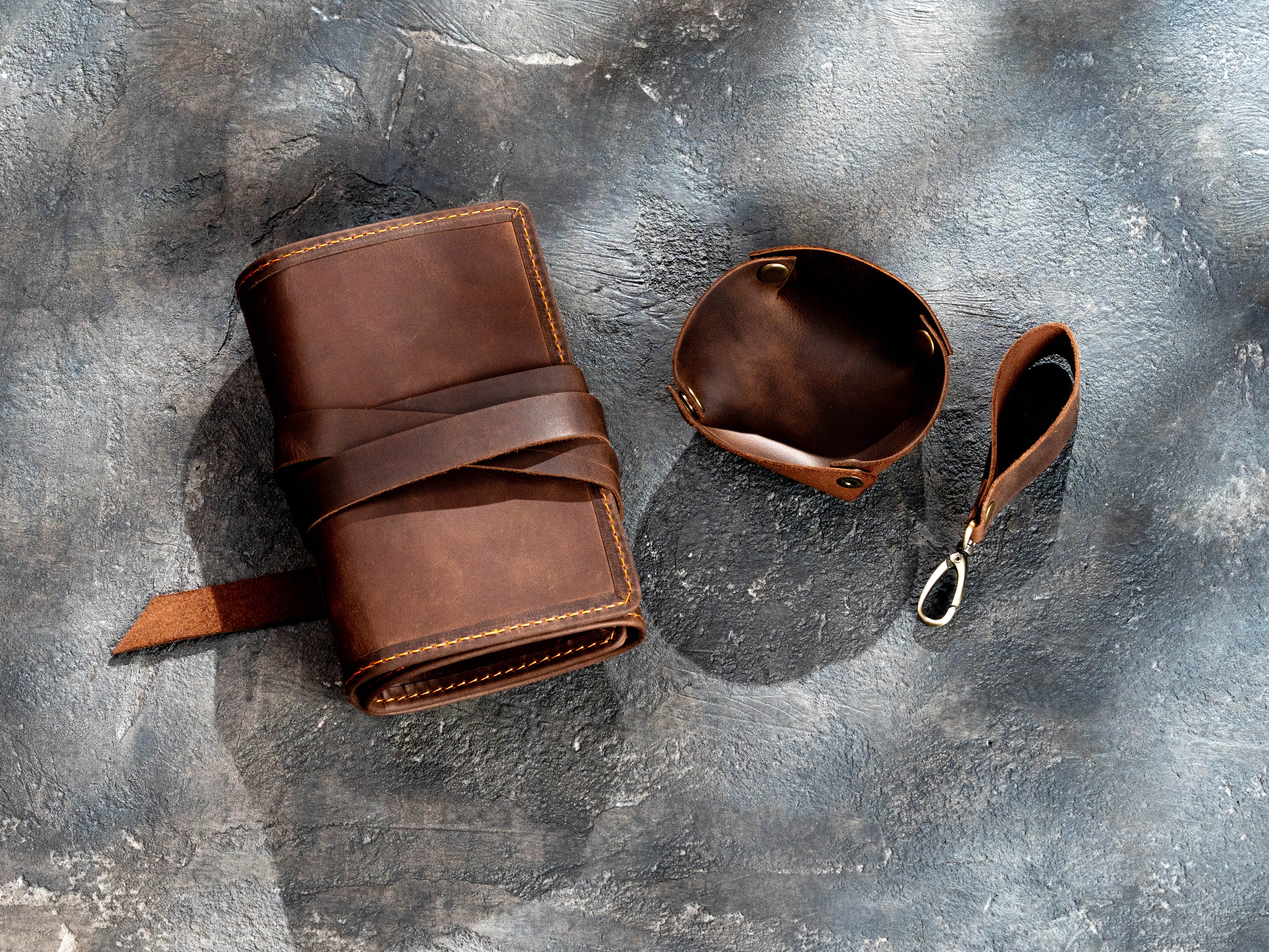 leather roll up tobacco pouch Personalized Pipe Pouch/Pipe - Brown This is why they are a sought after leather Leather Pipe Roll Kit: Handcrafted