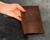 Rustic leather bill presenter for restaurants and cafes