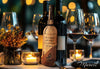 Elegant wood and leather bill holder for fine dining