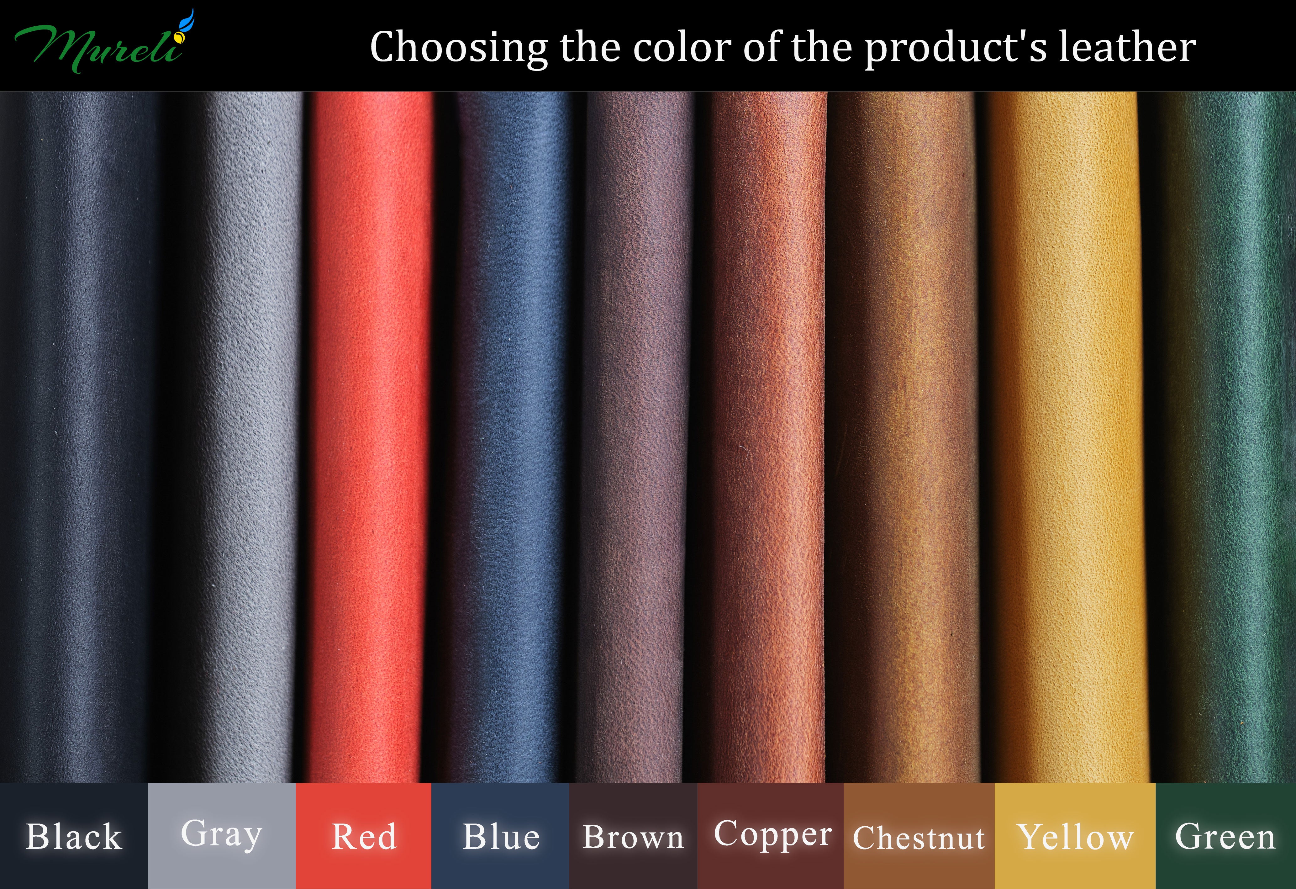 Personalized Leather Guest Check Holder – Vintage Style