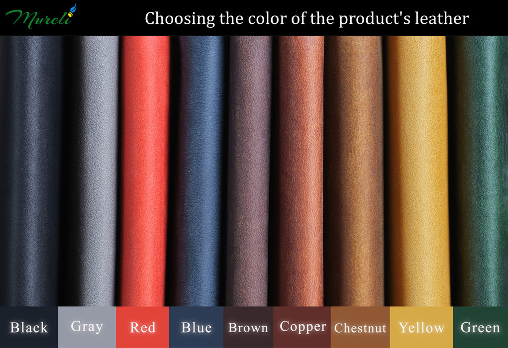 Premium Black Leather Check Presenter