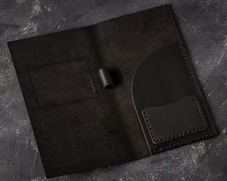 Minimalist Leather Bill Holder with Logo Embossing