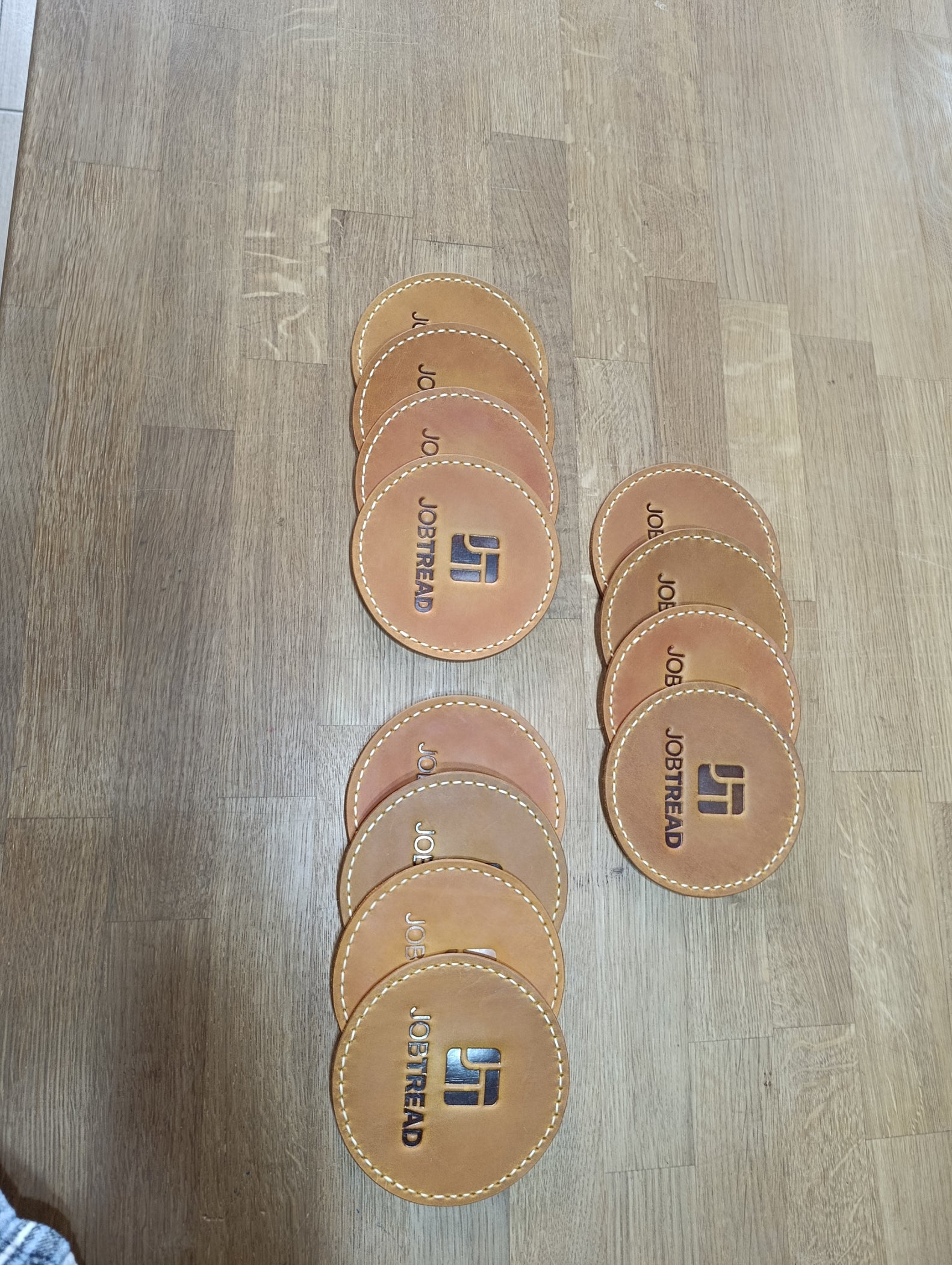 1200 personalized leather coasters and shipping by Fedex express + dut ...
