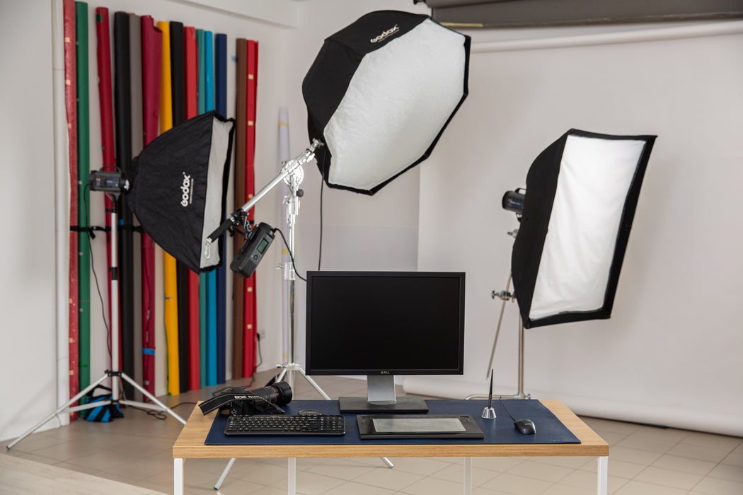 Premium Blue Thick Leather Desk Pad 4mm | For Those Who Value Substance