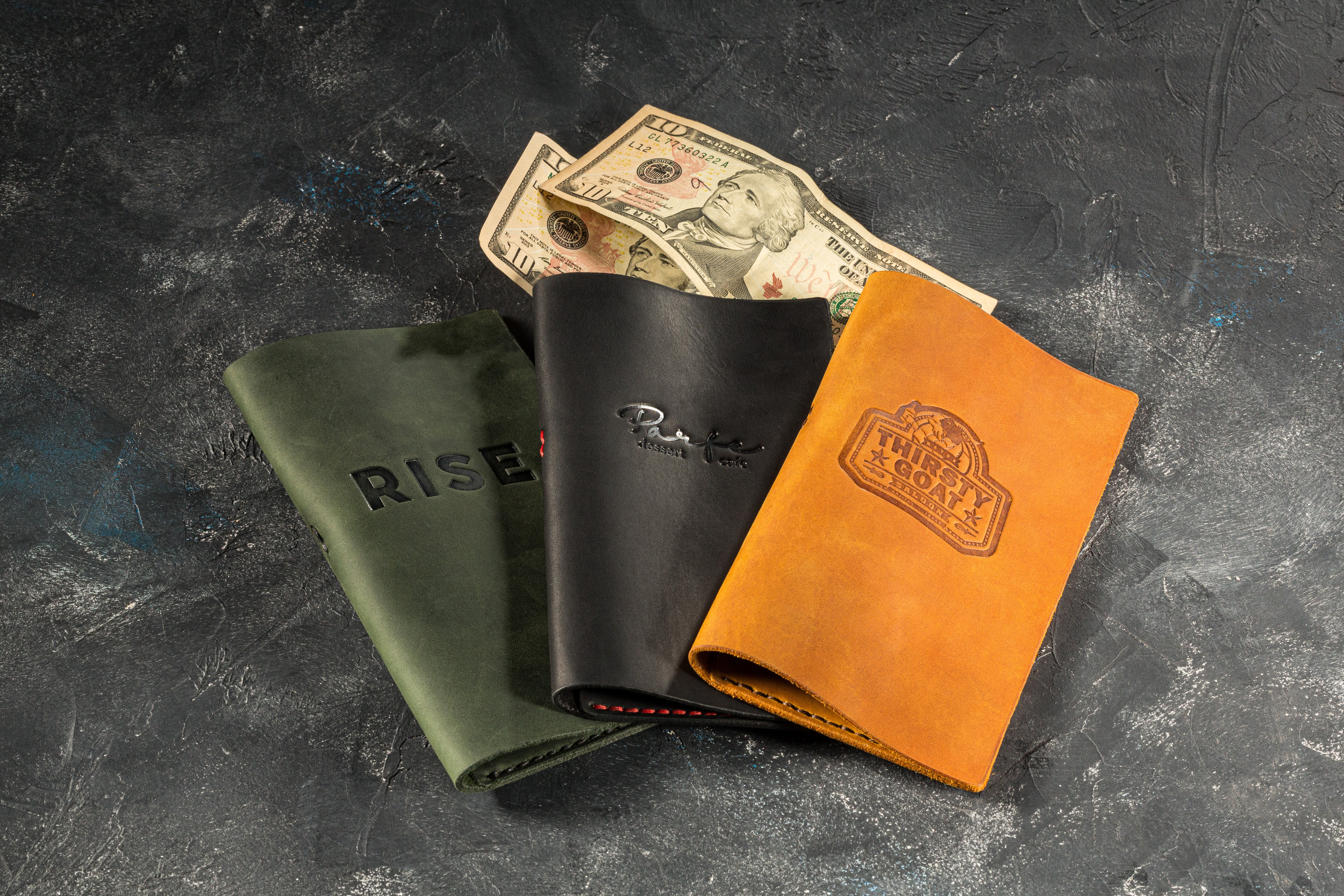 Professional Leather Bill Holder for Waitstaff