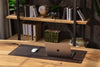 cool leather dark brown desk mat