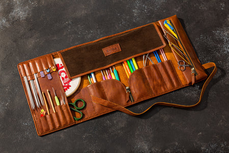 All-in-One Leather Craft Roll — Keep Your Tools in Style