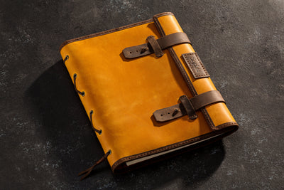 Professional Leather Sketchbook Case | A4 Size Art Organizer