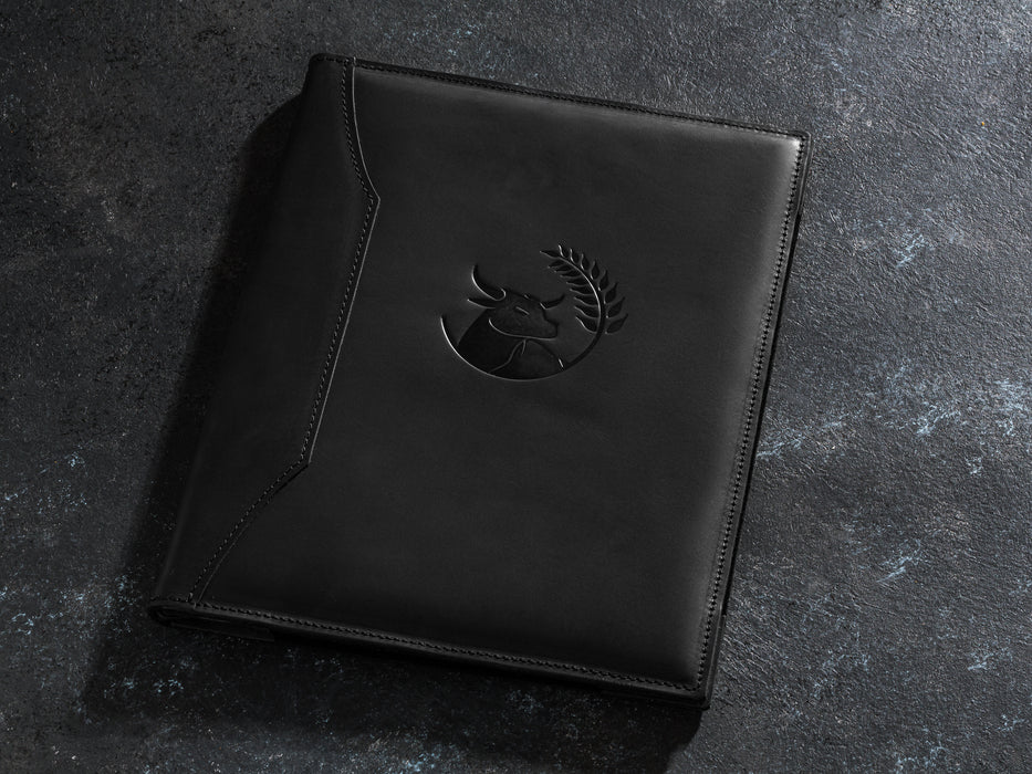 Custom Leather Portfolio Binder – Corporate, Creative or Culinary