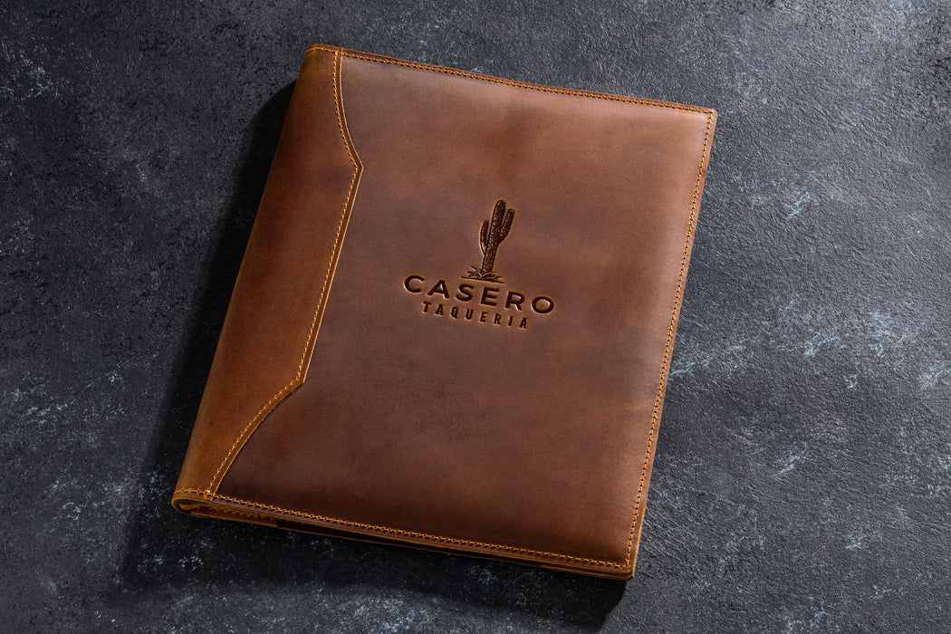 Leather Binder for Recipes, Wedding & Business – Gift Ready