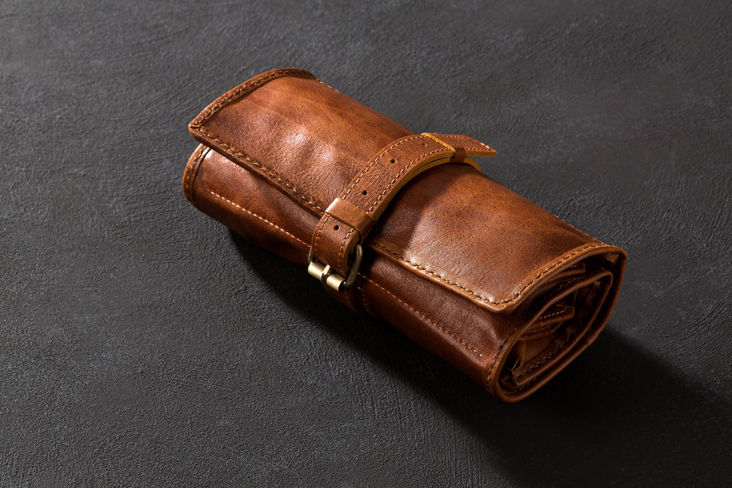 leather travel case