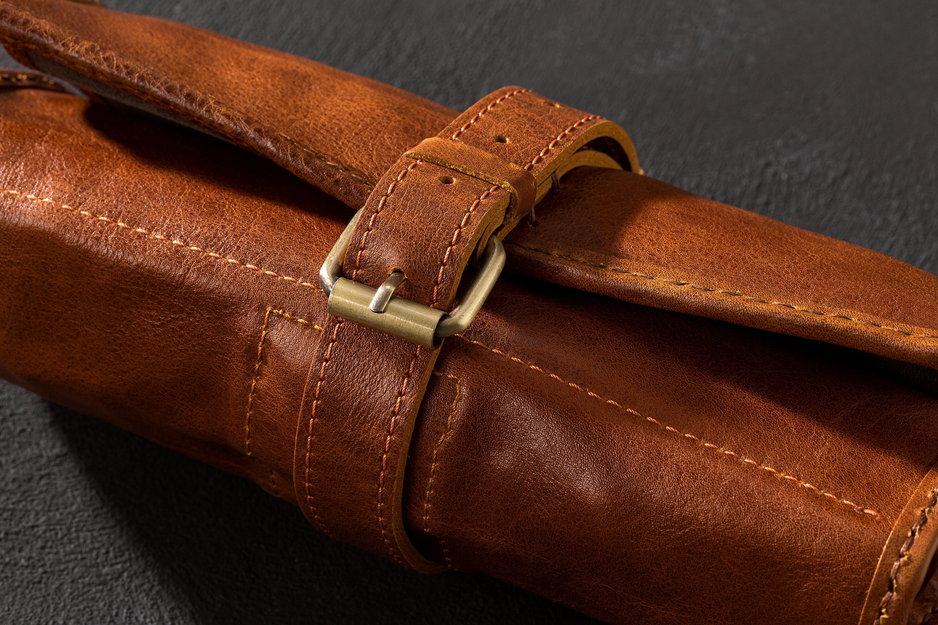 Leather Pipe Tobacco Travel Pouch | Handmade Organizer for Smoking Accessories