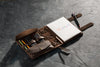 Leather journal cover with pen loops – Perfect Christmas gift for writers