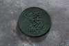 Rustic Green Leather Coasters – Set of 4 with Custom Branding Option