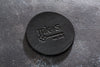 Premium Black Leather Coasters – Personalized Set with Branding Option