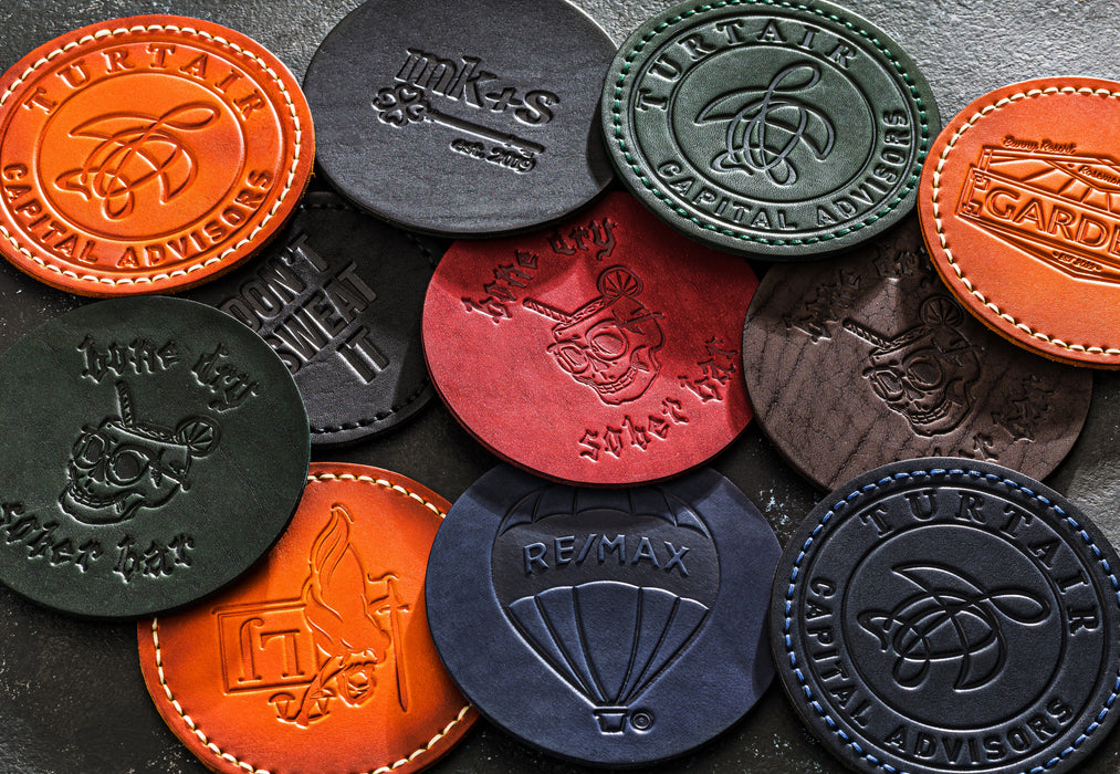 Branded Leather Coaster Set – Premium Corporate Gift Idea