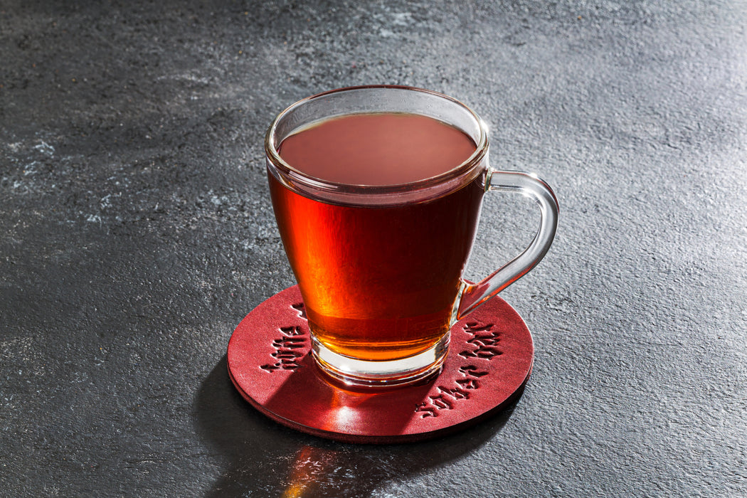 Personalized Red Coasters Set – Unique Gift Idea for Him or Her