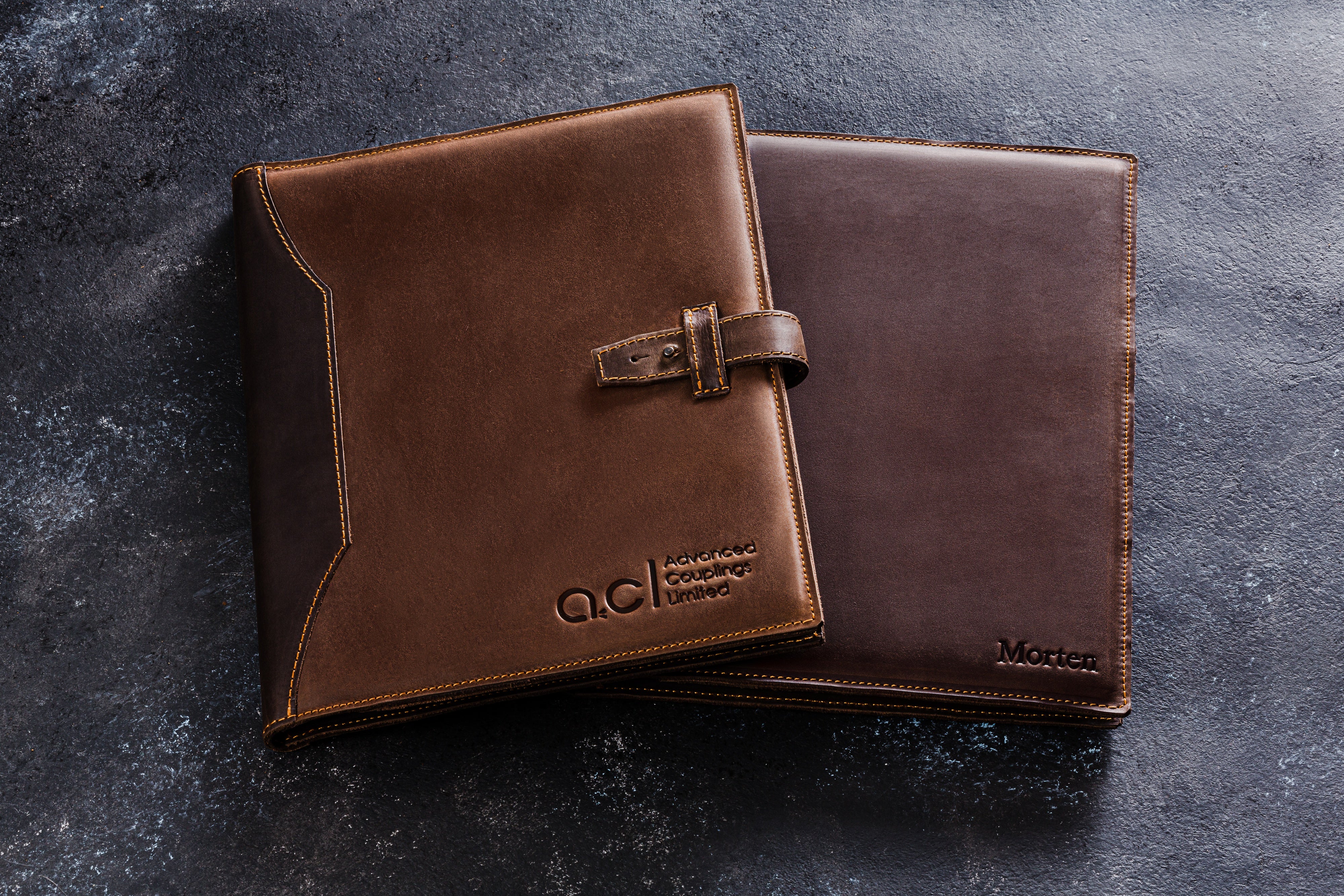 Executive Dark Brown Organizer – Handmade for Daily Leaders