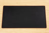 red thread Soft Black Leather Desk mat