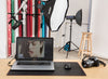 Soft Black Leather Desk Pad
