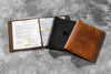 Personalized Leather Ring Binder – Handmade by Mureli