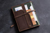 A4 leather cover with refillable drawing pad