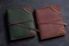 Vintage leather art journal for creatives
