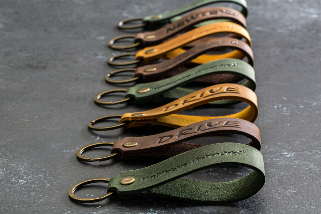 Handmade Leather Keyrings – Crafted to Represent Your Brand