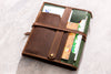 Custom leather gift with name tag engraving