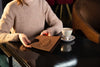 Foldable Menu Book in Leather – No Binder, Just Smart Design