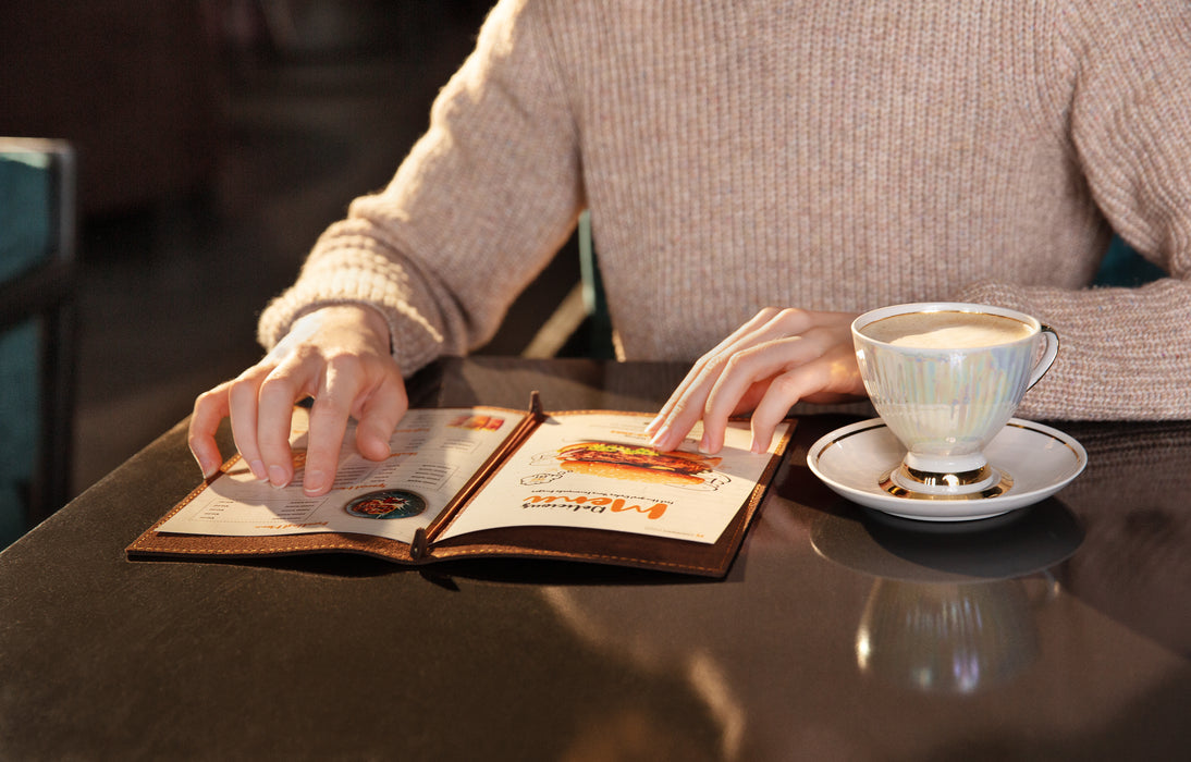 Folded Paper Menu Cover – Elegant & Efficient Design