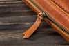 leather and zipper