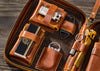 prime leather travel cigar case inside the case