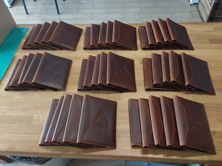 30 same leather menus (keycrm order 13784 ) with corners + NO TAX + shipping