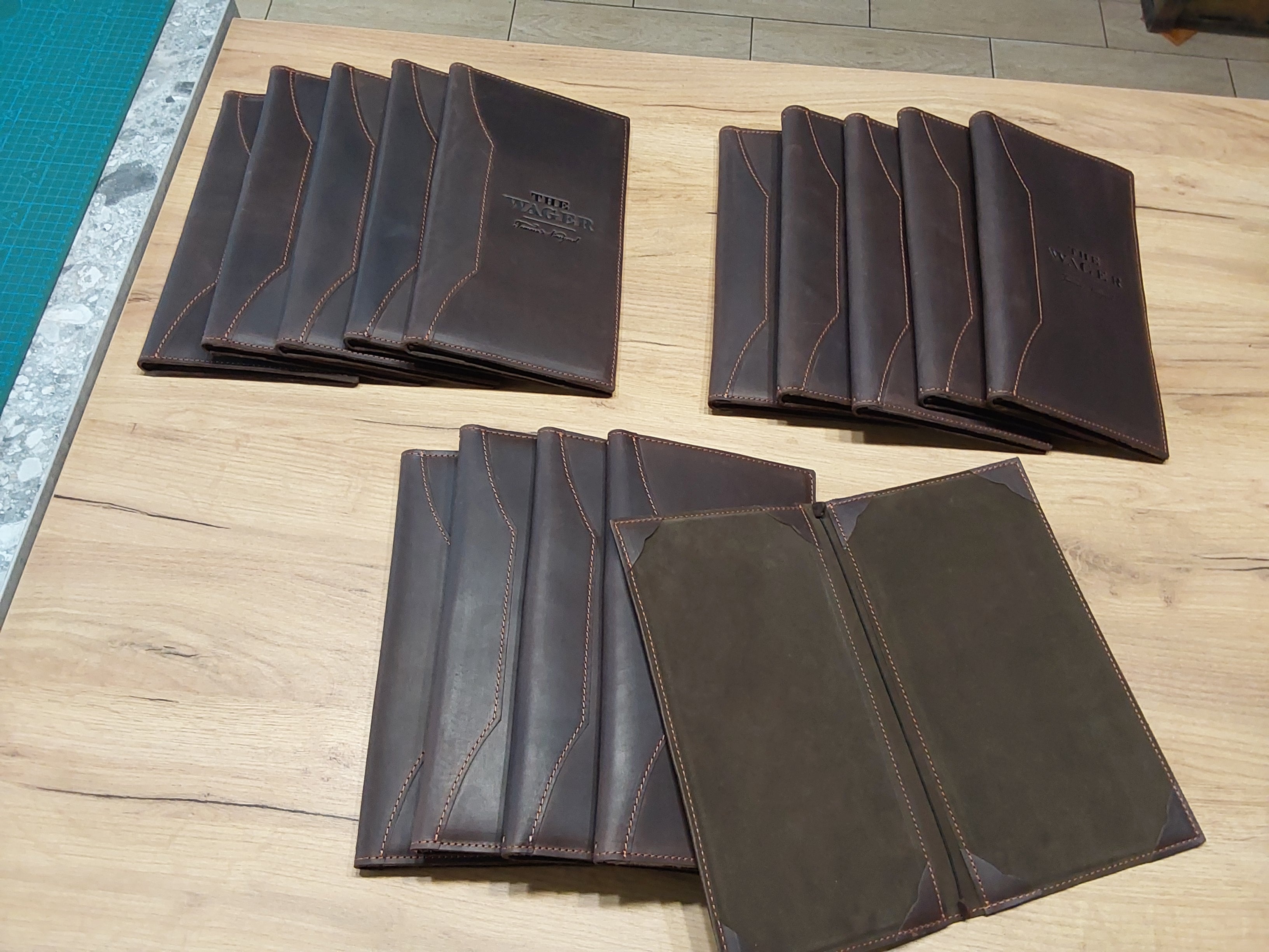 25 brown coasters with same logo like order 11614